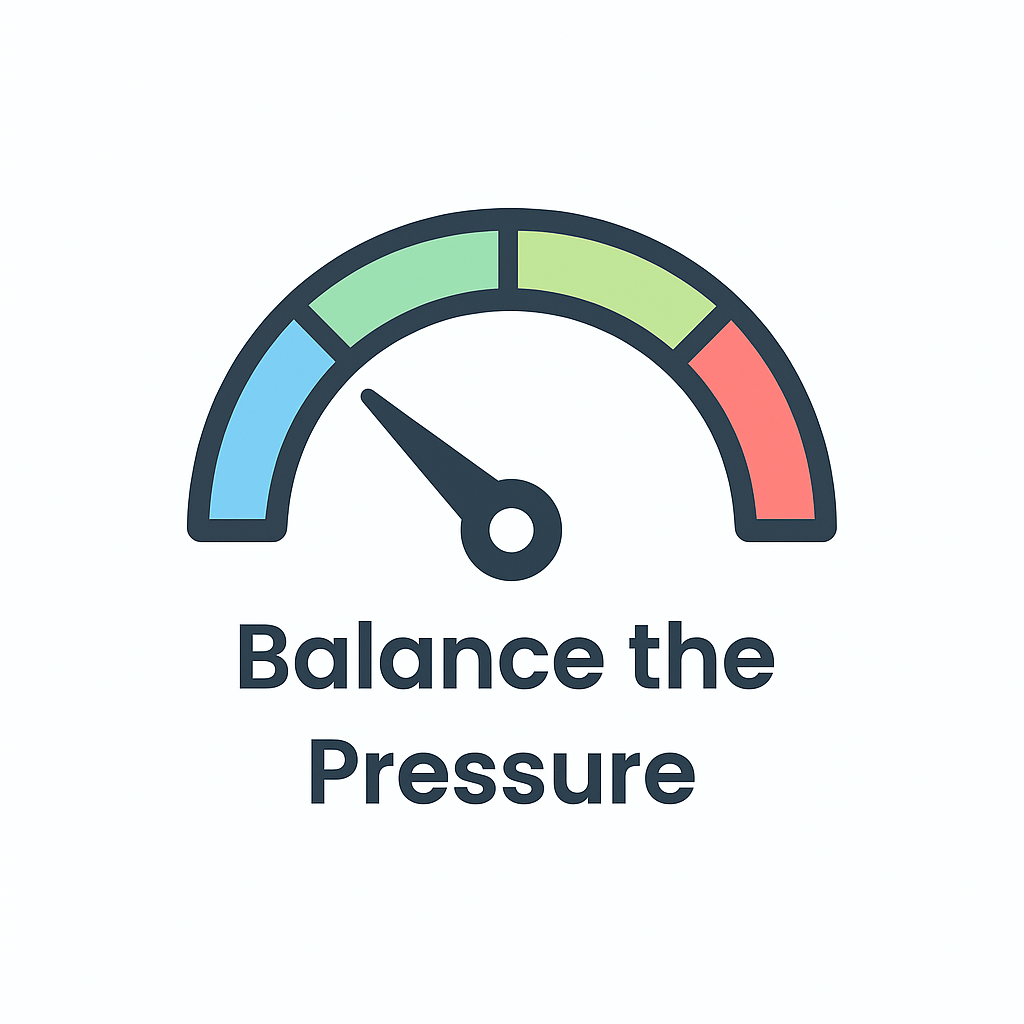 Balance the pressure