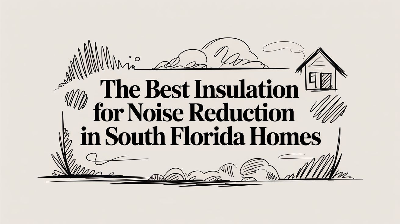 best insulation for noise reduction title graphic