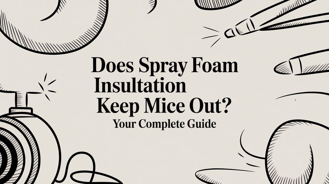 does spray foam insulation keep mice out title card