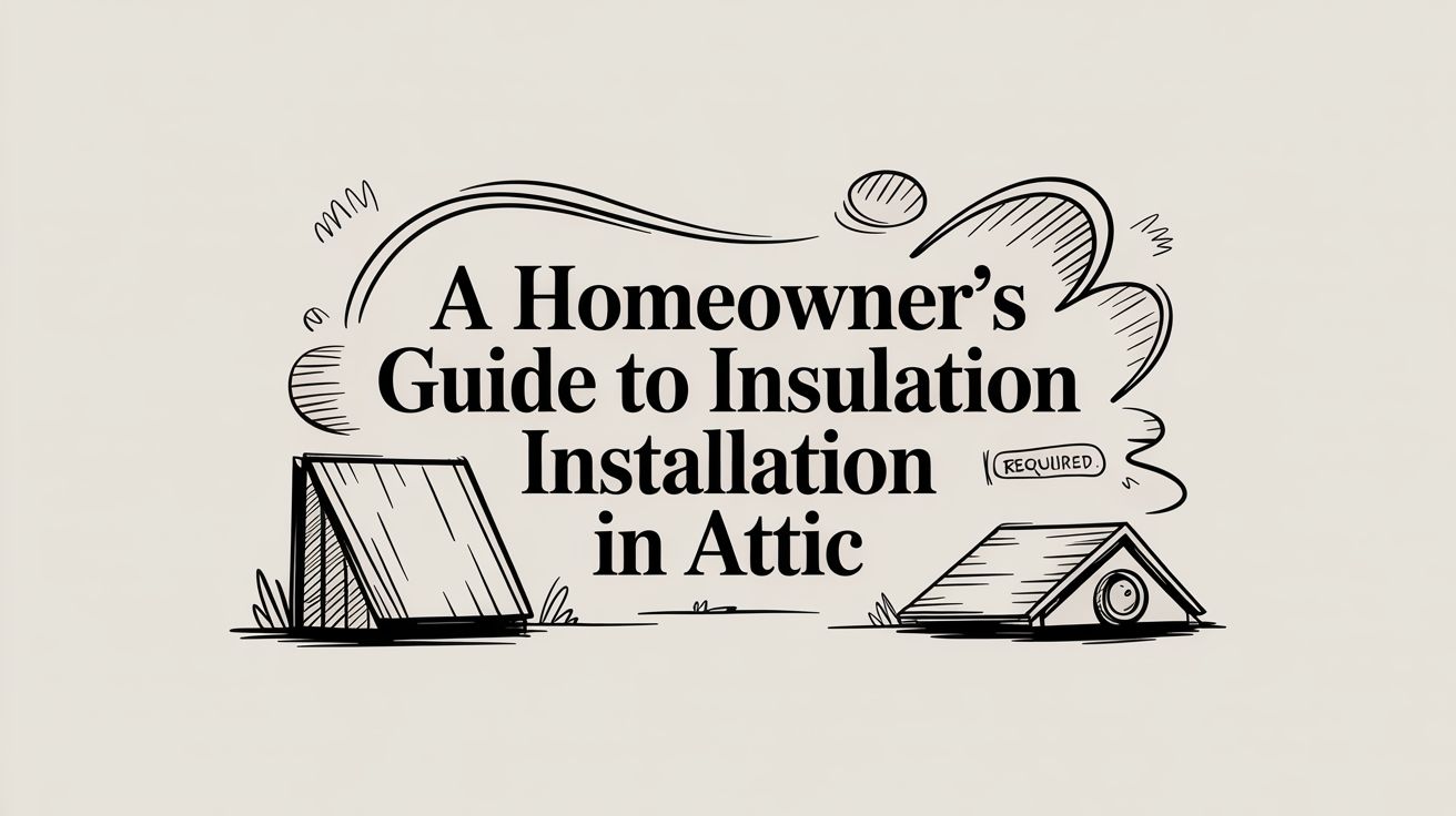 insulation installation in attic guide