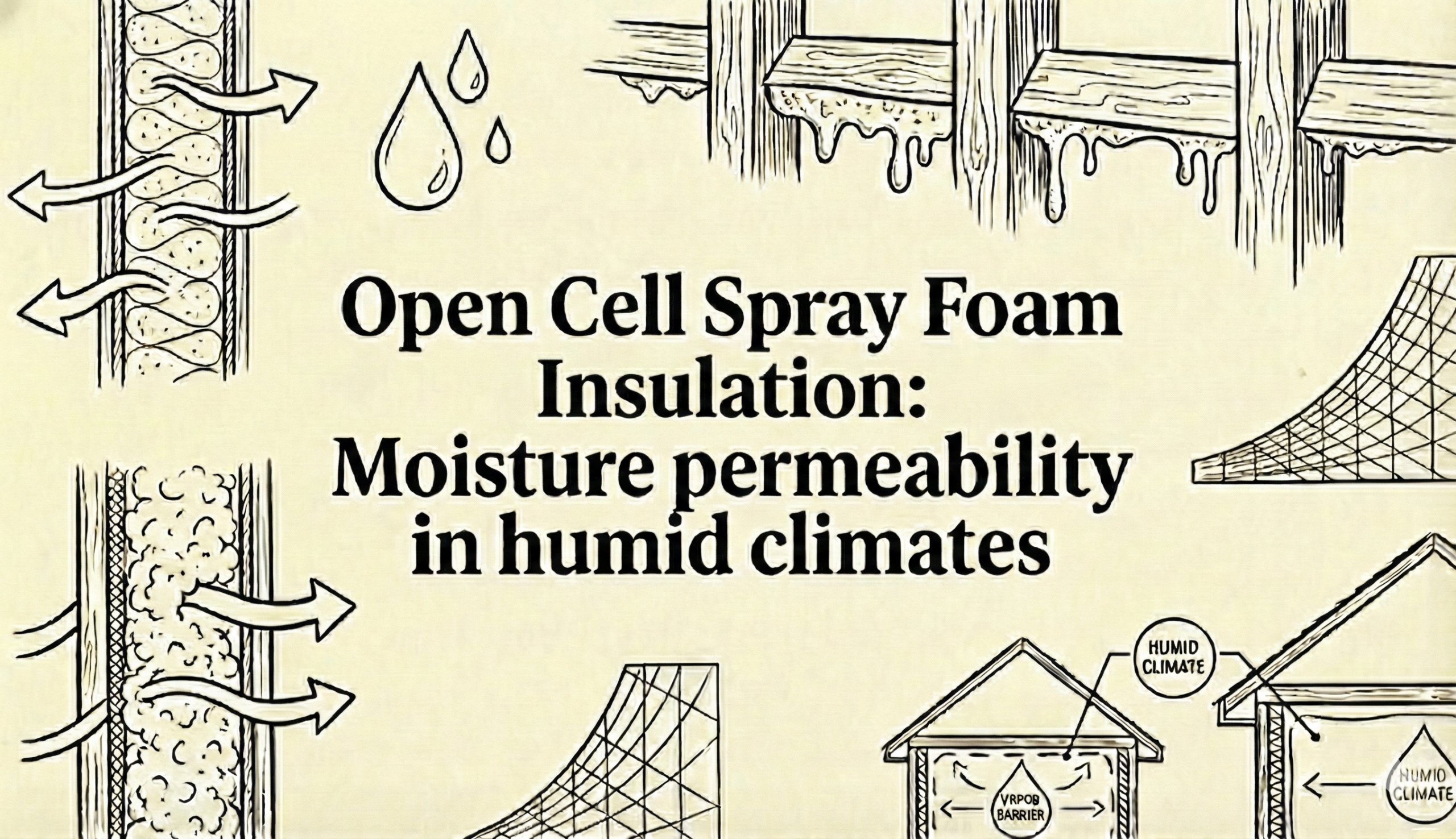 Open Cell Spray Foam Insulation: Moisture permeability in humid climates