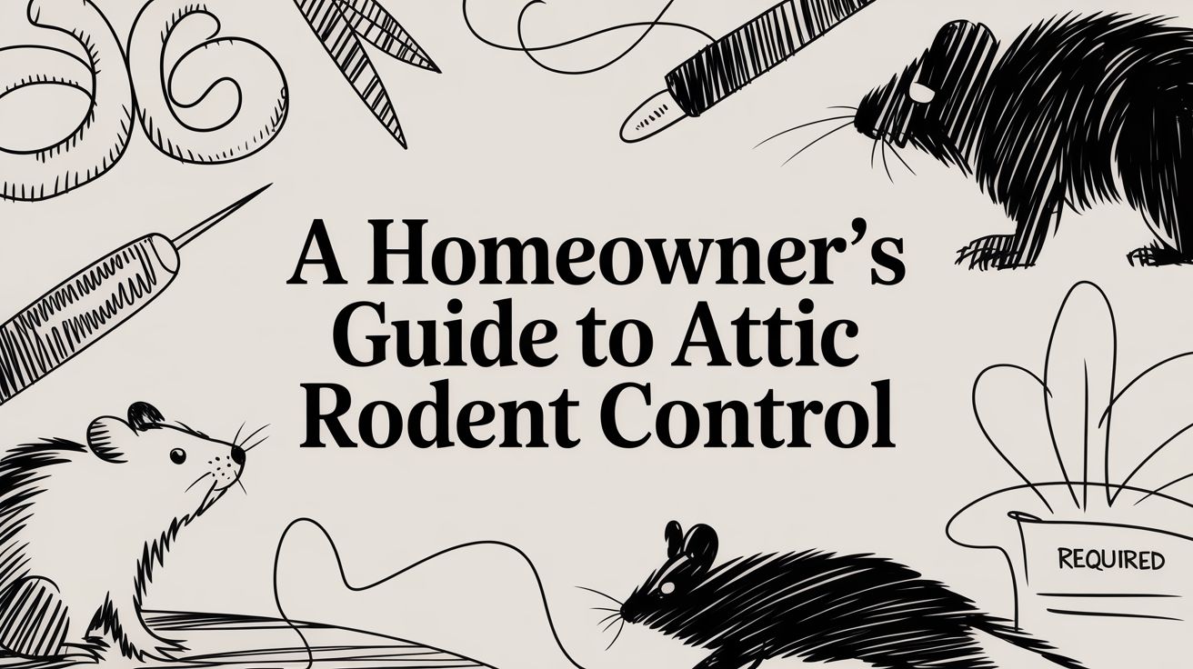 attic rodent control rodent illustration