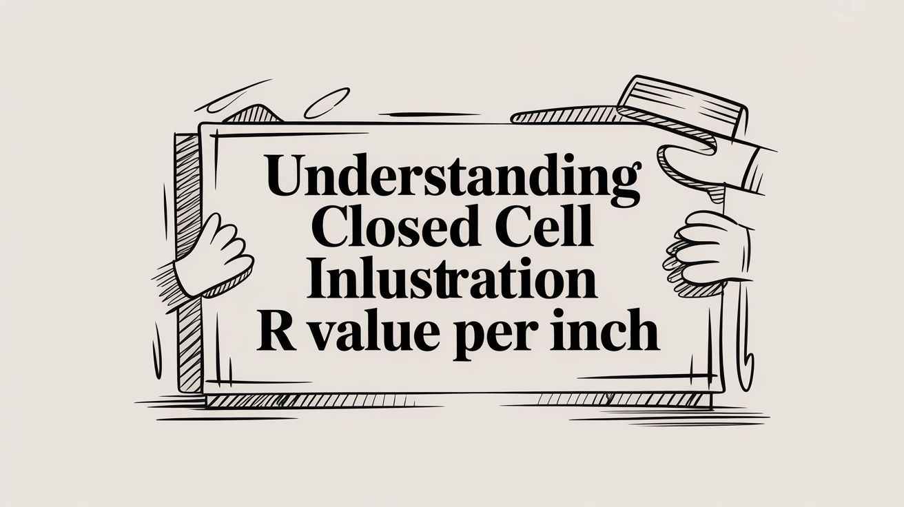 closed cell insulation r value per inch insulation r value