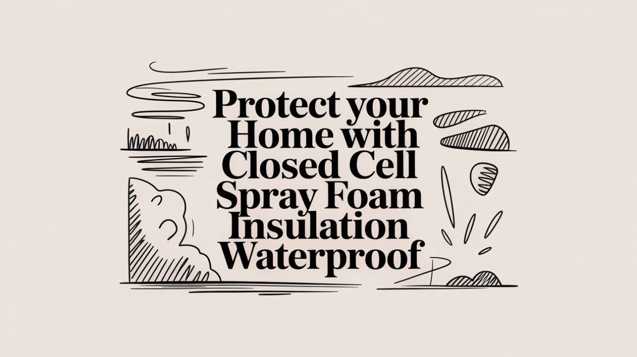 closed cell spray foam insulation waterproof spray foam