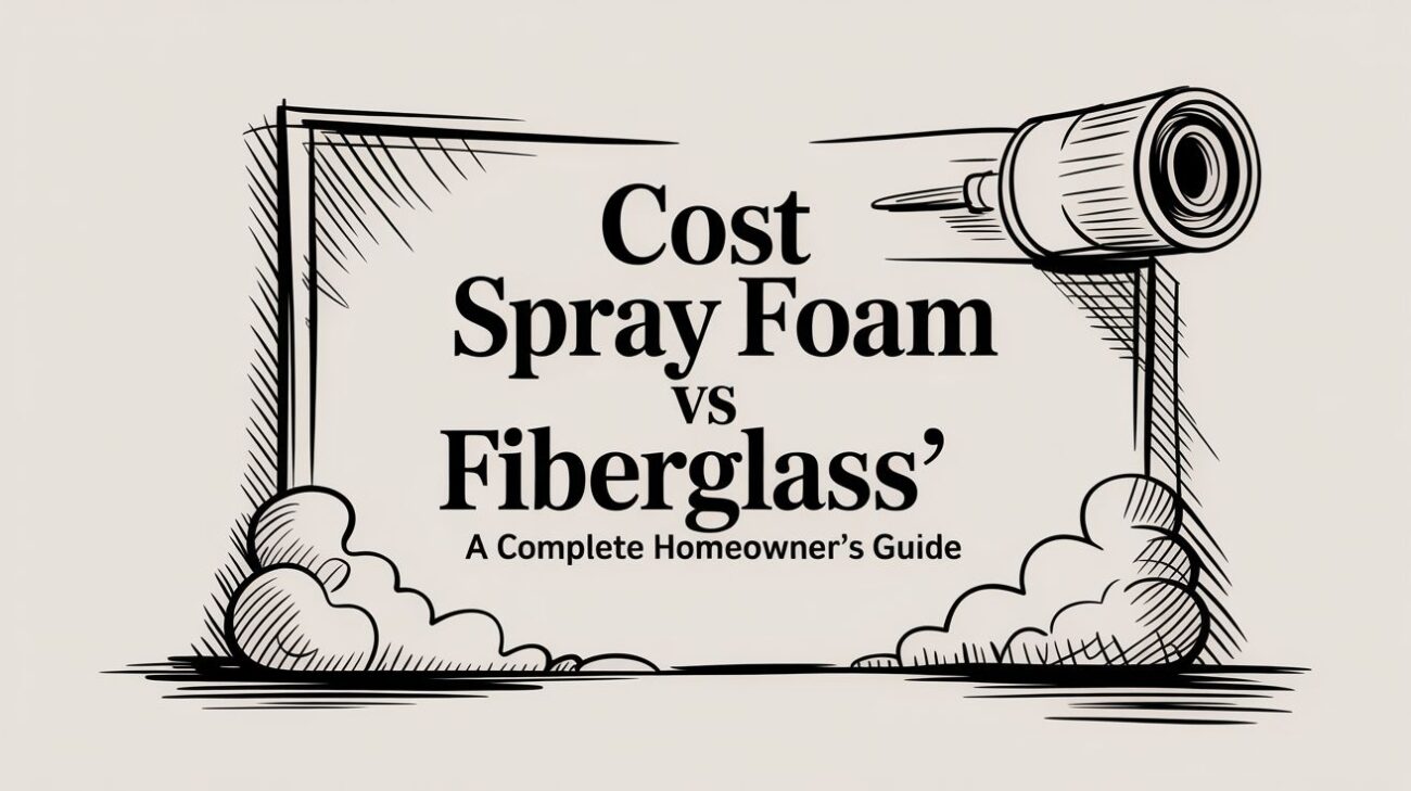 cost spray foam vs fiberglass insulation guide