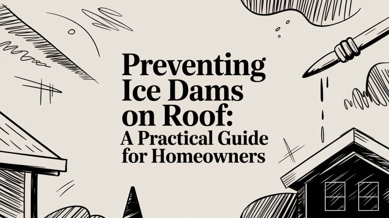 preventing ice dams on roof guide cover