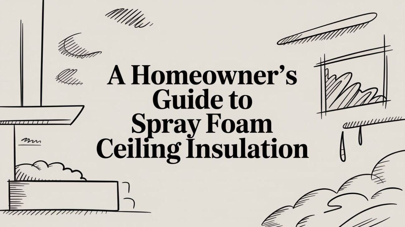 spray foam ceiling title card