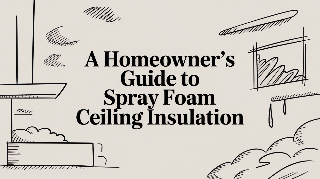 spray foam ceiling title card