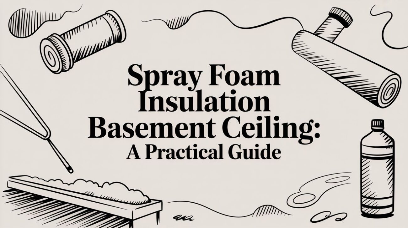 spray foam insulation basement ceiling guide cover