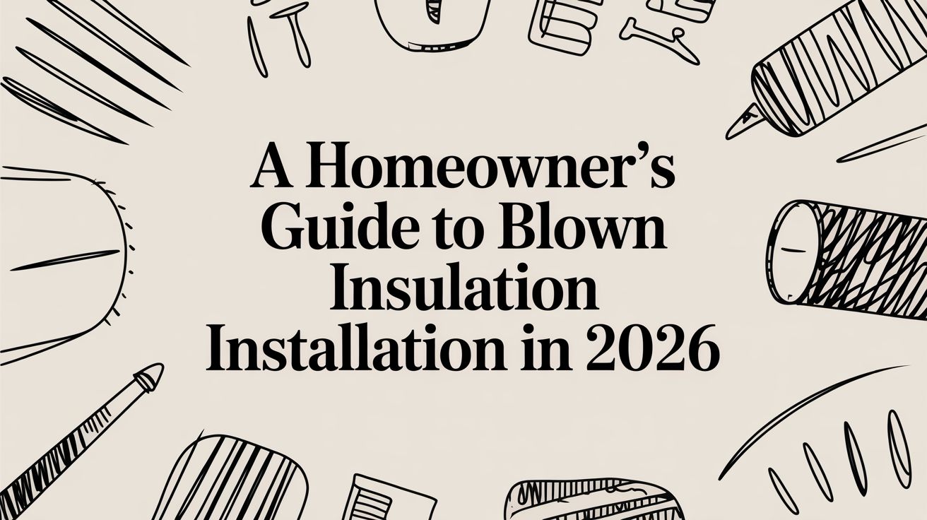 blown insulation installation construction tools