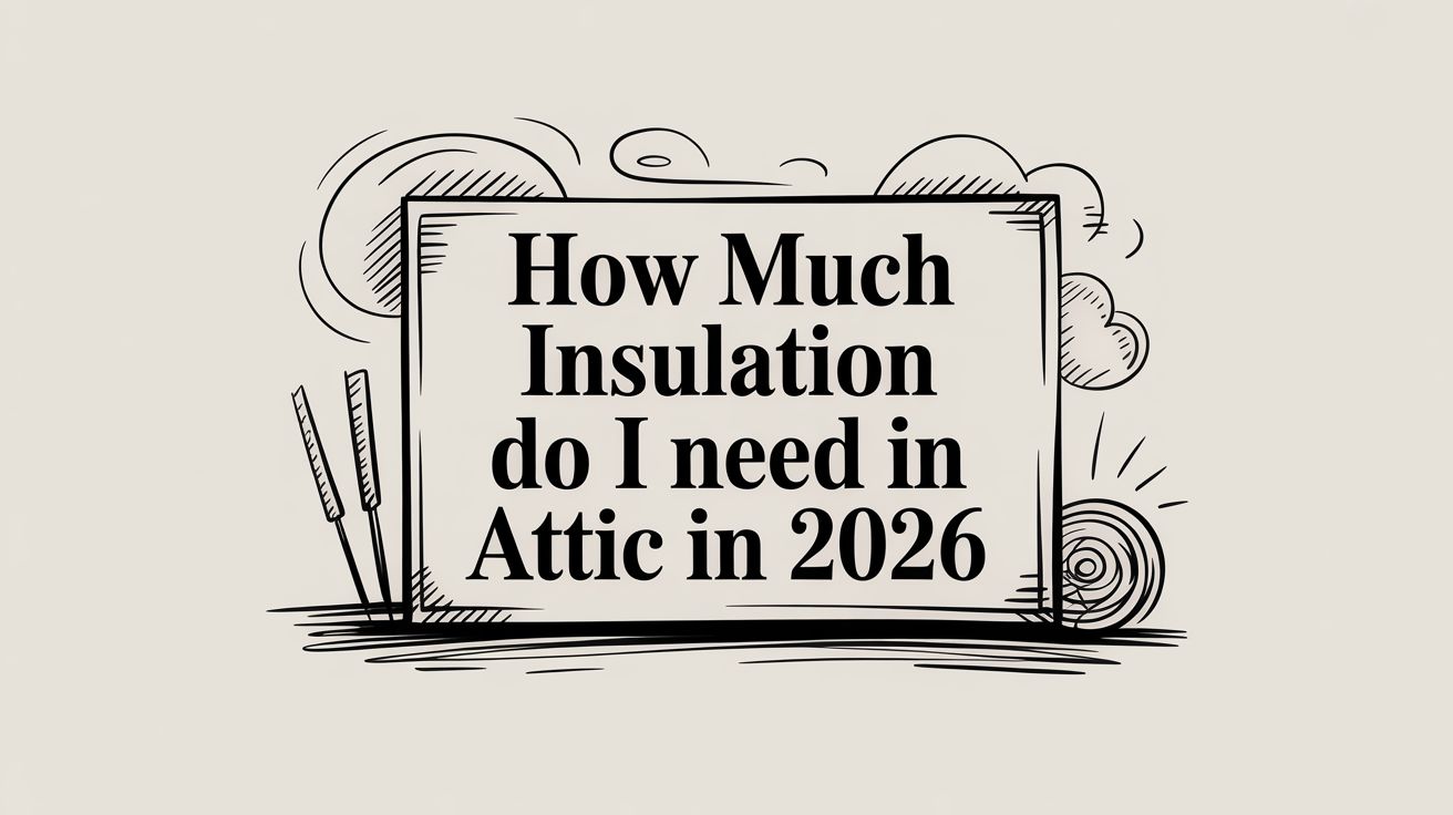 how much insulation do i need in attic title