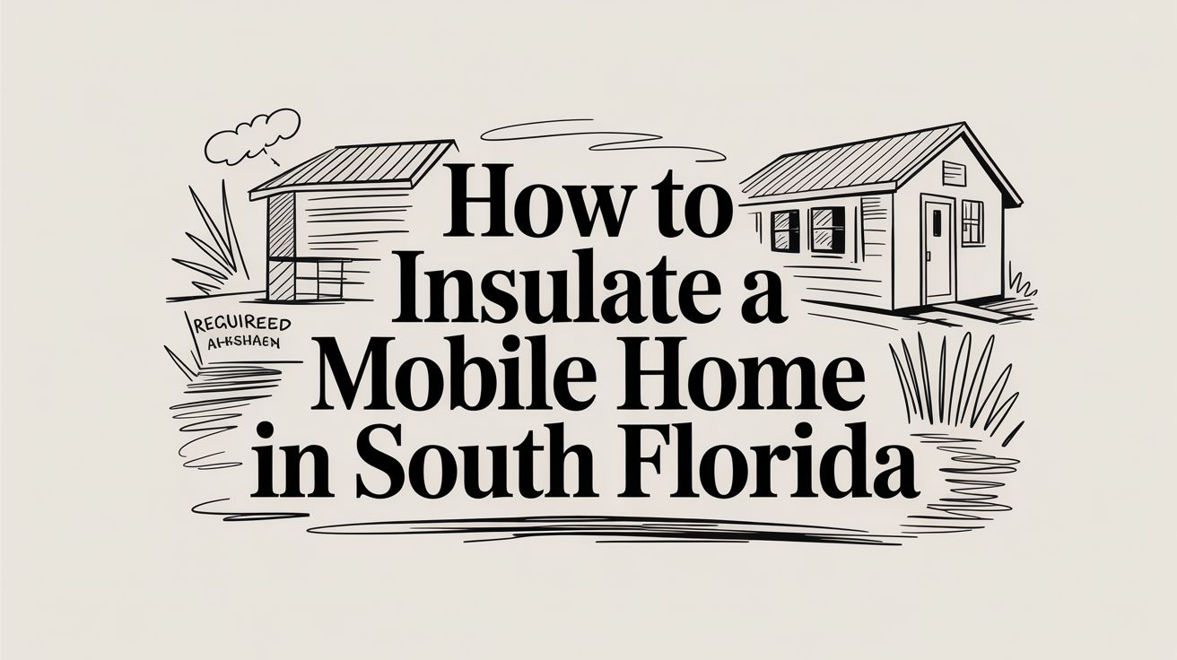 how to insulate a mobile home mobile home