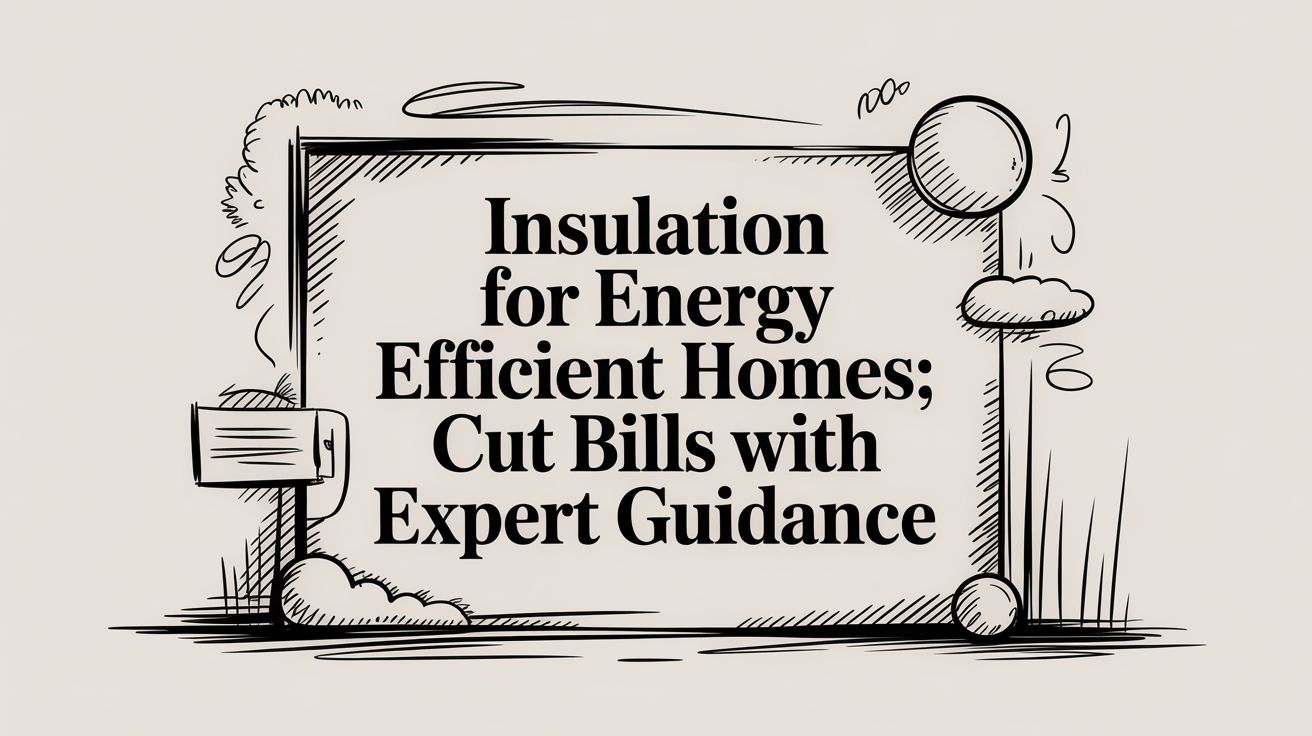 insulation for energy efficient homes cut bills