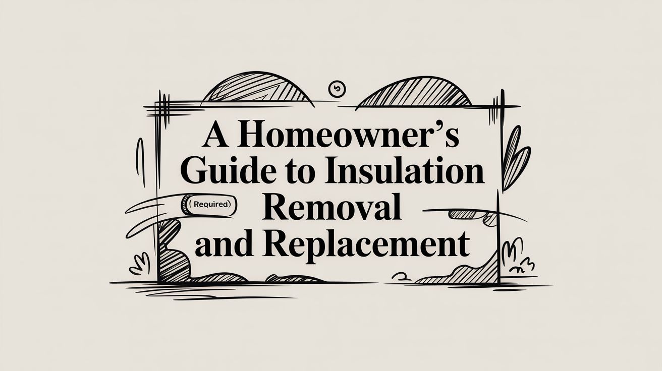 insulation removal and replacement title
