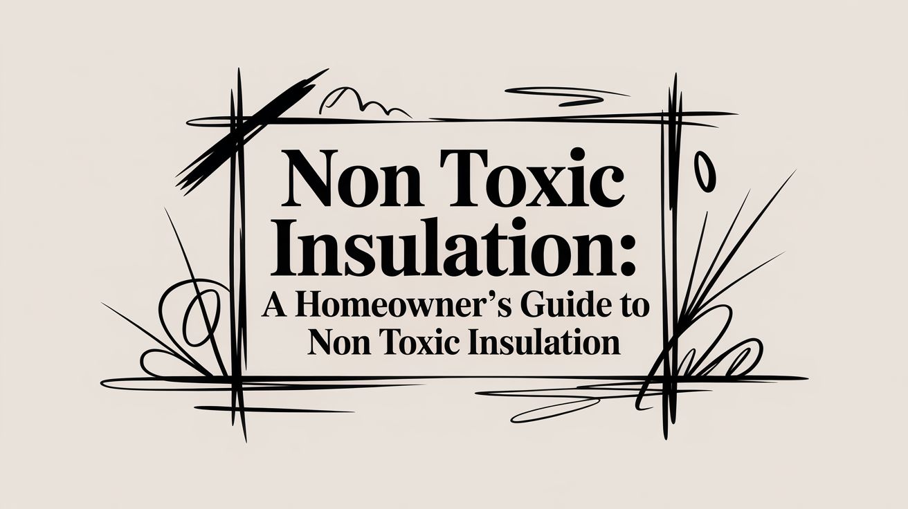 non toxic insulation title card