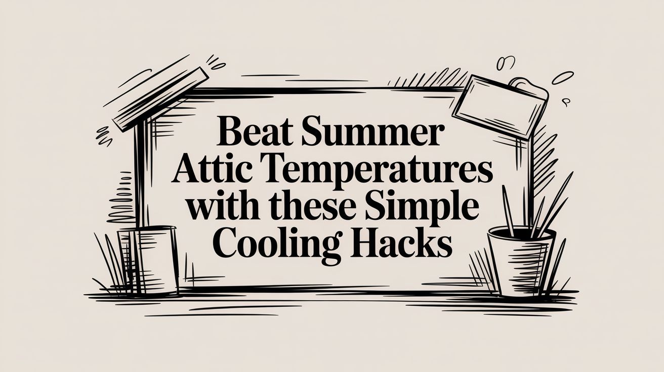 summer attic temperatures cooling hacks