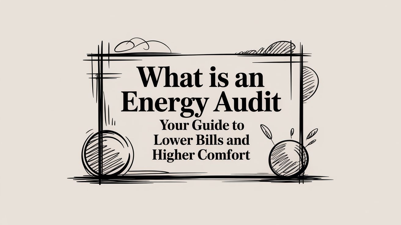 what is an energy audit explainer graphic