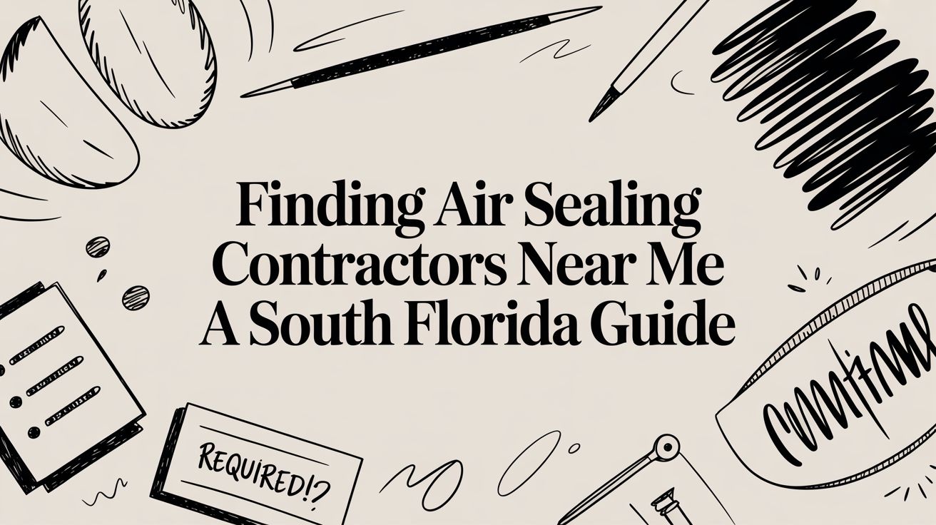 air sealing contractors near me guide illustration
