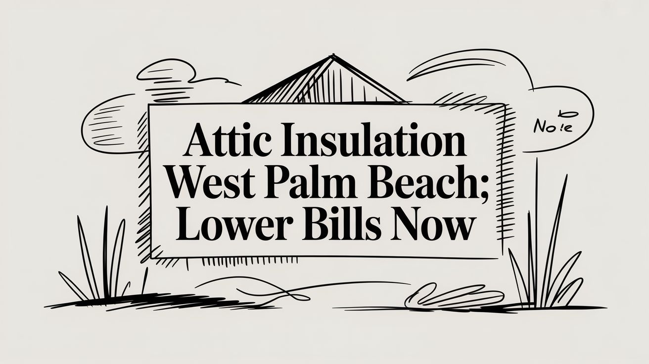 attic insulation west palm beach insulation sign