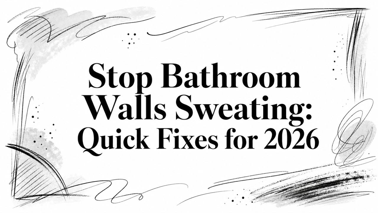 Bathroom walls sweating title card