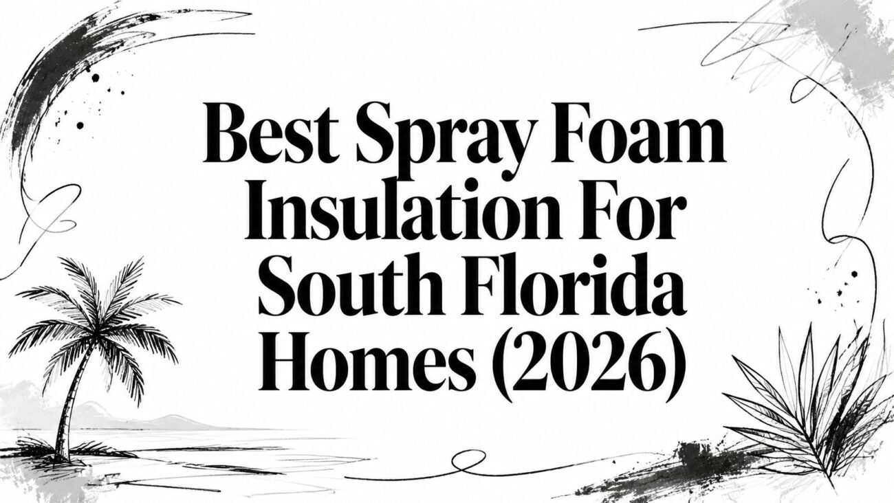 Best spray foam insulation south florida