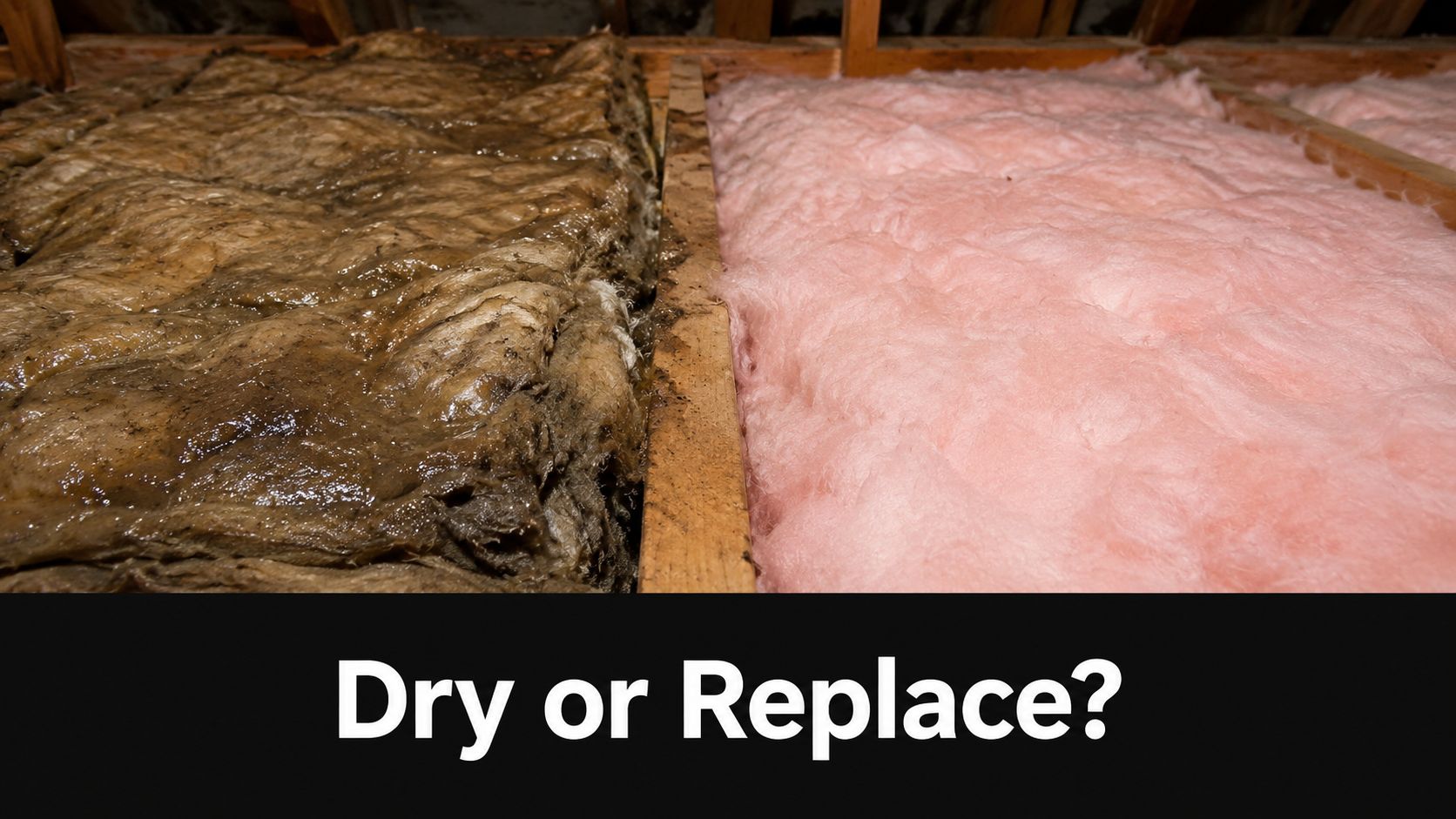 Should You Dry or Replace Wet Insulation