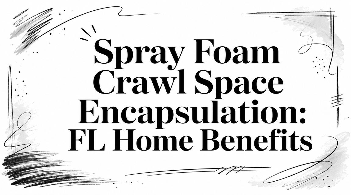 Spray foam crawl space encapsulation home benefits