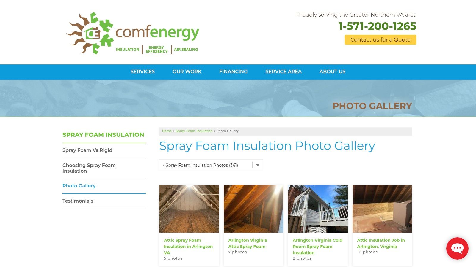 Comfenergy – Spray Foam Insulation Photo Gallery