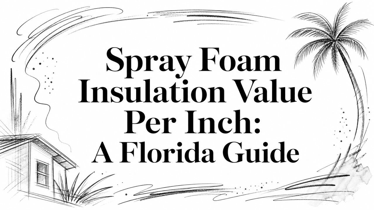 Spray foam insulation value per inch insulation guide