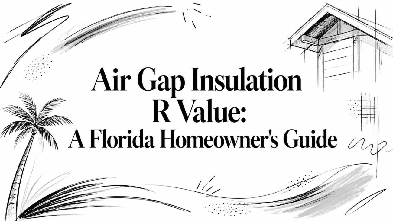 Air gap insulation r value insulation guide