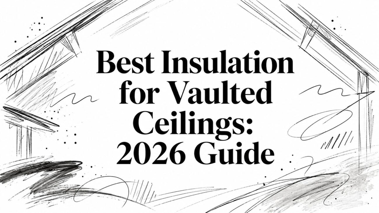Best insulation for vaulted ceilings architectural sketch