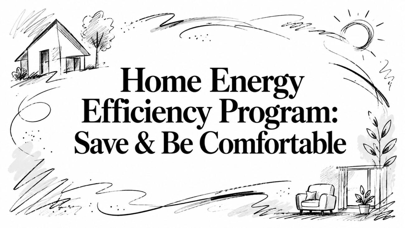 Home energy efficiency program energy savings
