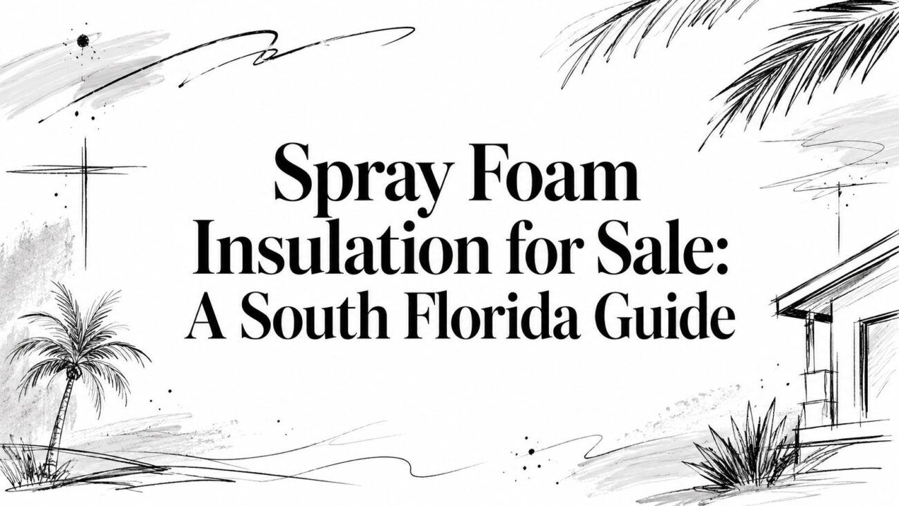 Spray foam insulation for sale south florida