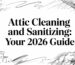 Attic cleaning and sanitizing attic cleaning