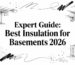 Best insulation for basements construction sketches
