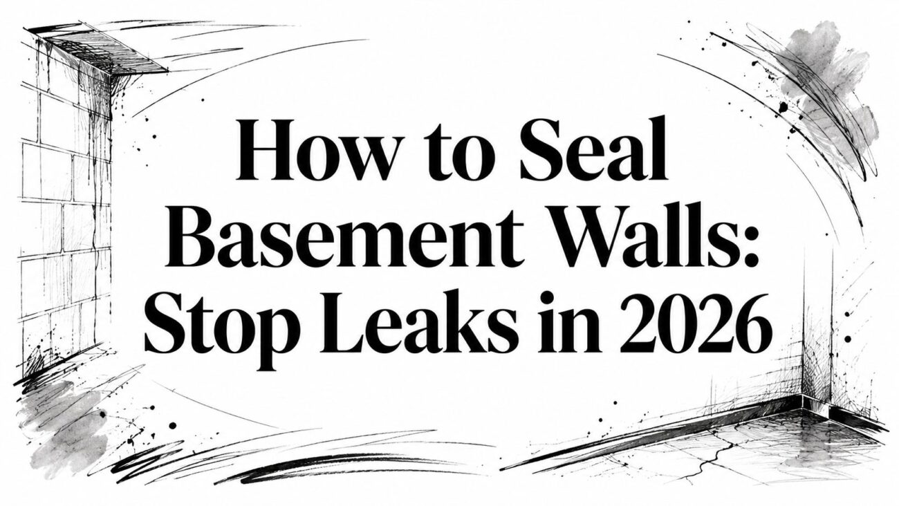 How to seal basement walls basement sealing