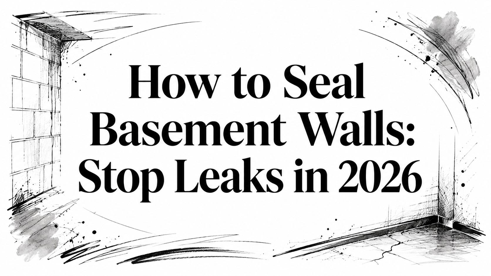 How to seal basement walls basement sealing