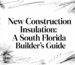New construction insulation architectural sketch