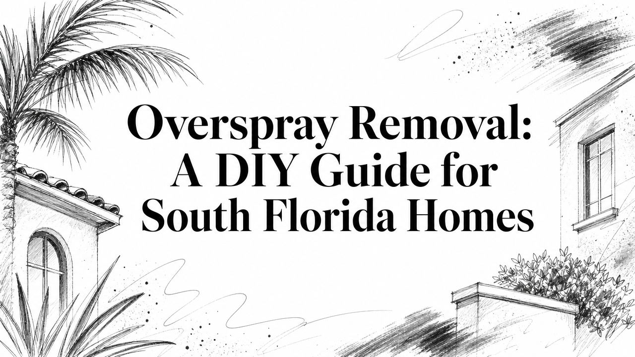 Overspray removal florida home