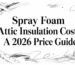 Spray foam attic insulation costs attic sketches