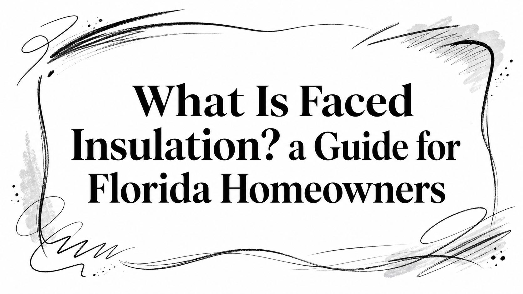 What is faced insulation insulation guide